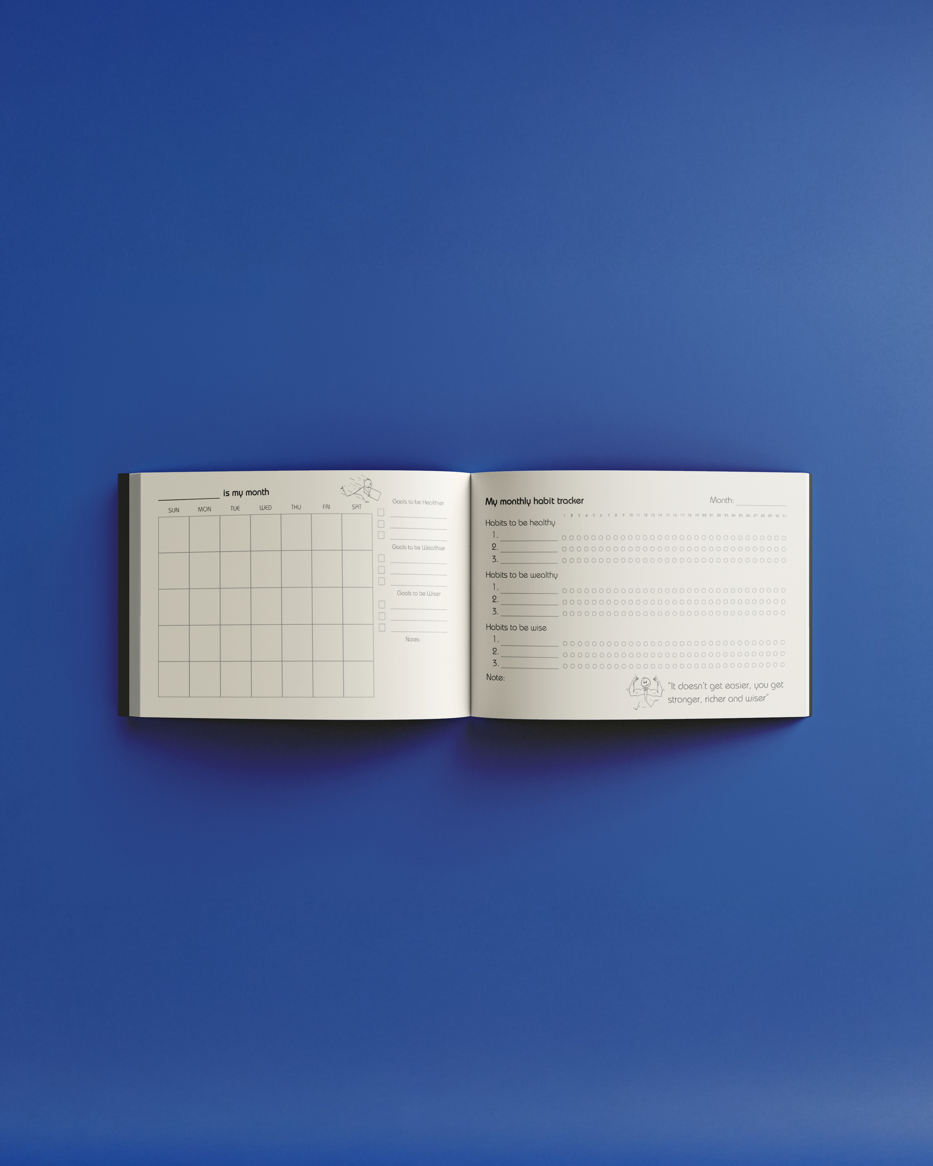 The Becoming - Undated Productivity & Goal Planner